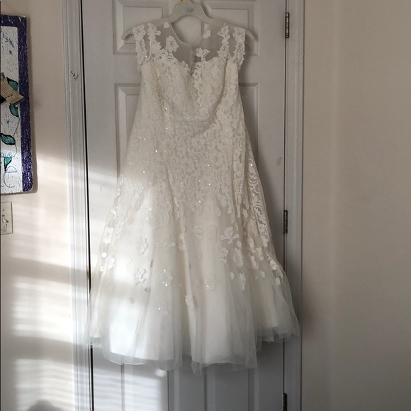 David’s Bridal Wedding Dress - Picture 1 of 8